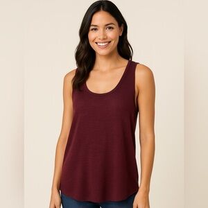 Susan Graver Women's Top - Rich Burgundy 🍒